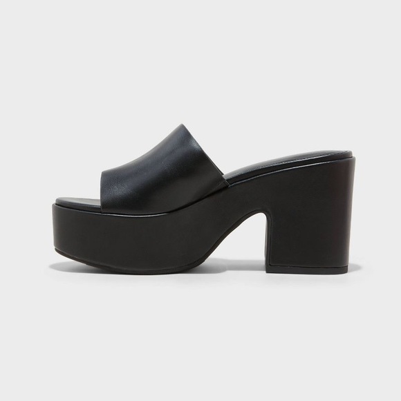 Women's Ricky Platform Heels with Memory Foam Insole - A New Day™ - Picture 2 of 6